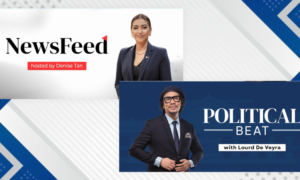 one news denise tan lourd de veyra political beat newsfeed